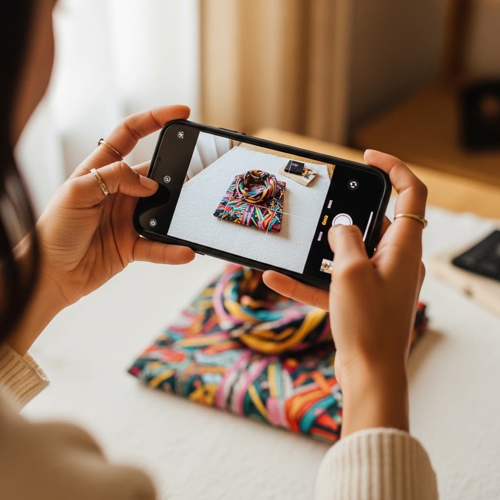 Interface de création de produits